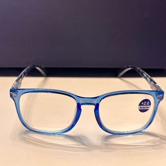 New (2) Blue Light Readers + (1) Full Reader Sunglasses +2.0 - Picture 4 of 16
